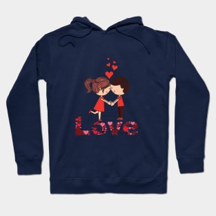 love - A couple expressing their love Hoodie